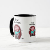 Ich vergesse, was ich vergessen habe. tasse (Vorderseite Links)