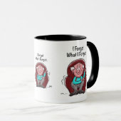 Ich vergesse, was ich vergessen habe. tasse (VorderseiteRechts)