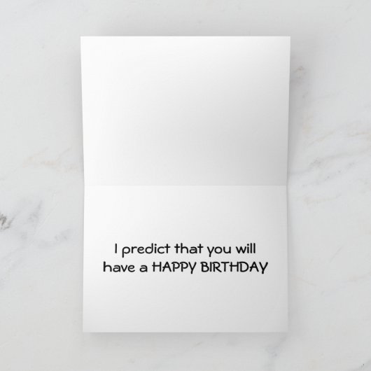 ICH VERGLAUBE, "DICH" WIRD "EIN GLÜCKLICHER BIRTHT KARTE (Innenseite)