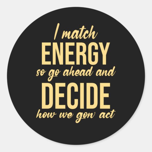 Ich vergleiche Energie und entscheide, wie wir wei Runder Aufkleber (Vorderseite)