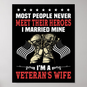 Ich Verheiratet, dass ich eine Ehefrau Veteranen b Poster