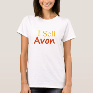 Ich-Verkauf-Avon-Weißer Hintergrund T-Shirt