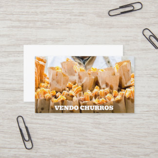 Ich verkaufe Churros Visitenkarte