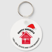 ICH VERKAUFE REAL ANWESEN Christlich Realtor Weihn Schlüsselanhänger (Vorderseite)