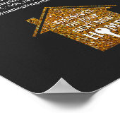 Ich verkaufe Real Anwesen Liebe Referals Realtor Poster (Ecke)