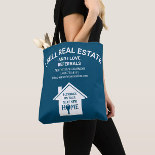 Ich verkaufe Real Anwesen Liebe Referenzen AQUAMAR Tasche