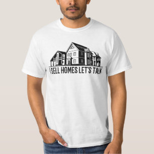 Ich verkaufe Zuhause Lass uns reden - echtes Anwes T-Shirt