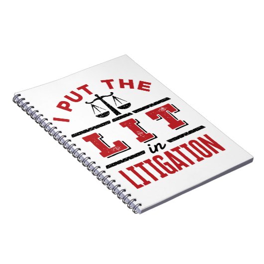 Ich verklagte das Gericht in einem Prozess Notizblock (Rechte Seite)