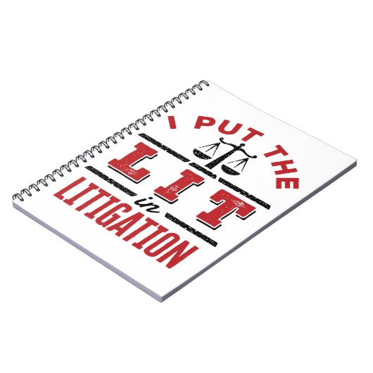 Ich verklagte das Gericht in einem Prozess Notizblock (Linke Seite)