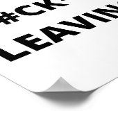 ICH VERLASS NICHT F#CKN! POSTER (Ecke)