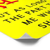 Ich verliere meinen Mind Funny Poster Sign (Ecke)