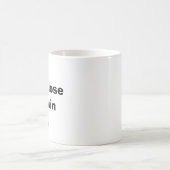 Ich verliere nicht, ich gewinne nur 1% kaffeetasse (Mittel)