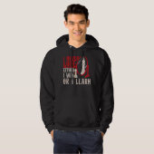 Ich verliere niemals entweder den Gewinn oder lern Hoodie (Vorne ganz)