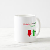 "Ich verliere nur, wenn ich nicht handeln kann" -  Kaffeetasse (VorderseiteRechts)