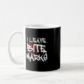 Ich Verließ Bite Marks Fun Halloween Vampire Blood Kaffeetasse (Links)