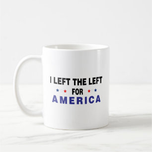 Ich Verließ die Links für Amerika Kaffeetasse