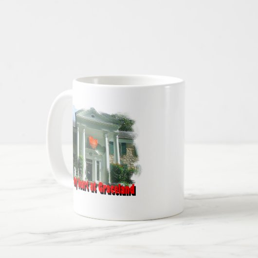 Ich verließ mein Herz bei Graceland Kaffeetasse (Vorderseite Links)