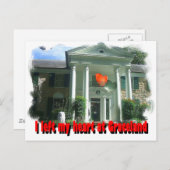 Ich verließ mein Herz bei Graceland Postkarte (Vorne/Hinten)