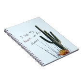 Ich verließ mein Herz im Notizbuch der Wüsten-| Notizblock (Rechte Seite)