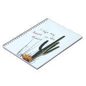 Ich verließ mein Herz im Notizbuch der Wüsten-| Notizblock (Linke Seite)