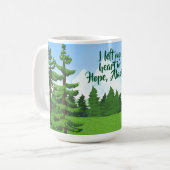 Ich verließ mein Herz in der Hoffnung - 15 Unze. Kaffeetasse (Vorderseite Links)