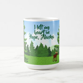 Ich verließ mein Herz in der Hoffnung - 15 Unze. Kaffeetasse