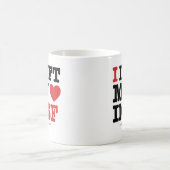 Ich verließ mein Herz Kaffeetasse (Mittel)