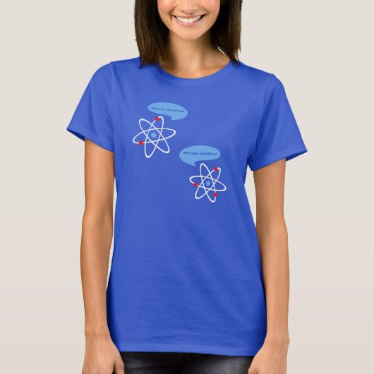 Ich verlor eine lustige Elektron-Wissenschaft T-Shirt (Vorderseite)
