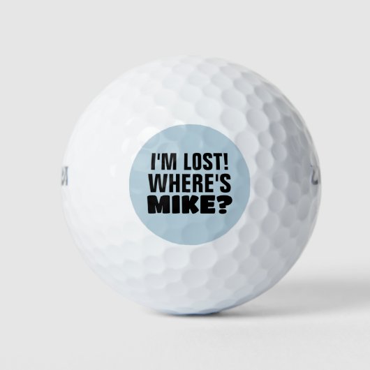 ICH VERLORE PERSONALISIERTE GOLFBALLS GOLFBALL (Vorderseite)