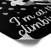 Ich vermeide Leute im Klettergym Script nicht  Poster (Ecke)