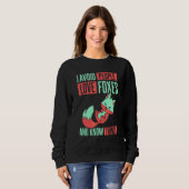 Ich vermeide Menschen lieben Füchse Sweatshirt (Vorne ganz)