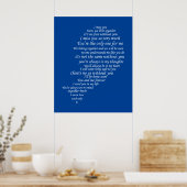 Ich vermisse auch deinen Text in der Hälfte des He Poster (Küche)