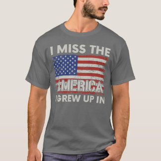 Ich vermisse das Amerika, das ich in der amerikani T-Shirt
