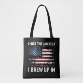 Ich vermisse das Amerika, das ich in der amerikani Tasche (Vorderseite)