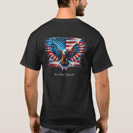 Ich vermisse das Amerika, in dem ich aufgewachsen  T-Shirt (Rückseite)