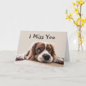 Ich vermisse, dass ich ohne dich nicht schlafen ka karte (Gelbe Blume)