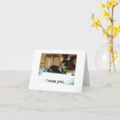 Ich vermisse deine Karte (Gelbe Blume)