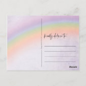 Ich vermisse deine lächelnde Postkarte (Rückseite)