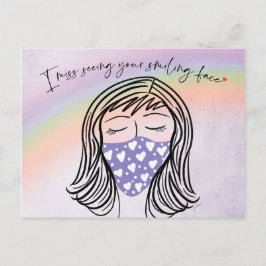 Ich vermisse deine lächelnde Postkarte