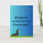 Ich vermisse deine lange Beziehung Karte (Vorderseite)