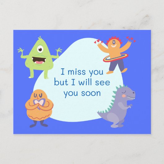 Ich vermisse deine Postkarte (Vorderseite)