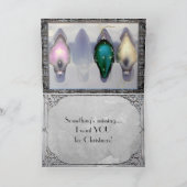 Ich vermisse deine Weihnachtskarte Feiertagskarte (Innenseite)