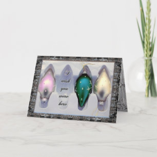 Ich vermisse deine Weihnachtskarte Feiertagskarte