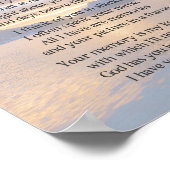 Ich vermisse dich als besten Freund Poster (Ecke)