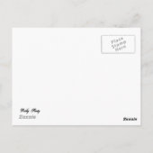 Ich vermisse dich auf Postkarte (Rückseite)