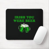 Ich vermisse dich Bier, lustiges Bier St. Patricks Mousepad (Mit Mouse)