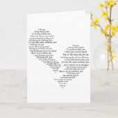 Ich vermisse dich - gebrochenes Herz Karte (Gelbe Blume)