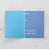 Ich vermisse dich, geklappte Grußkarte Karte (Innenseite)