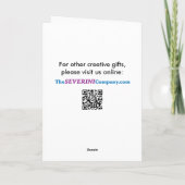 Ich vermisse dich - Grußkarte Karte (Rückseite)