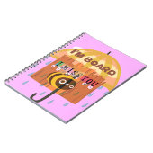 Ich vermisse dich im Regen, bei dem mir langweilig Notizblock (Linke Seite)